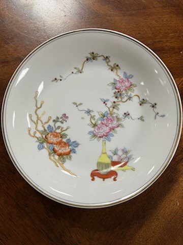 Hand Painted Nippon Floral Plate