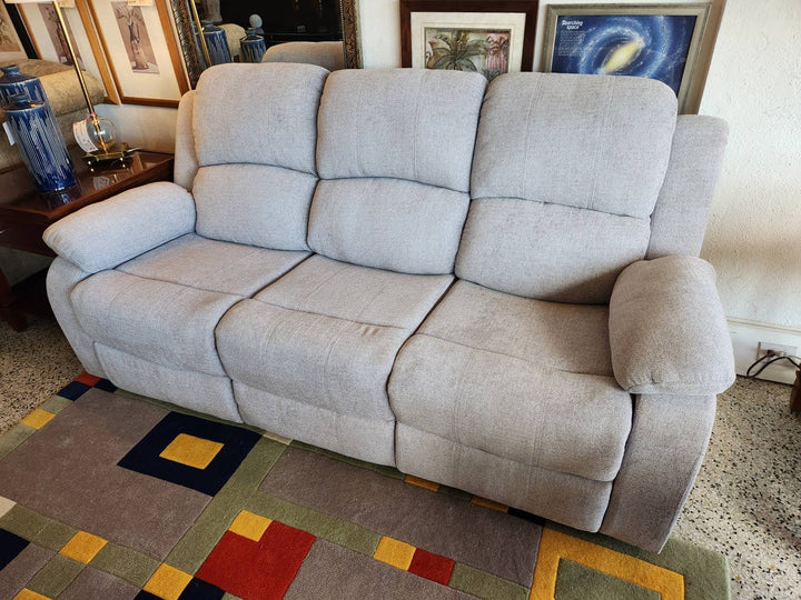 Double Recliner Manual Sofa