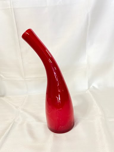 Red arched Vase