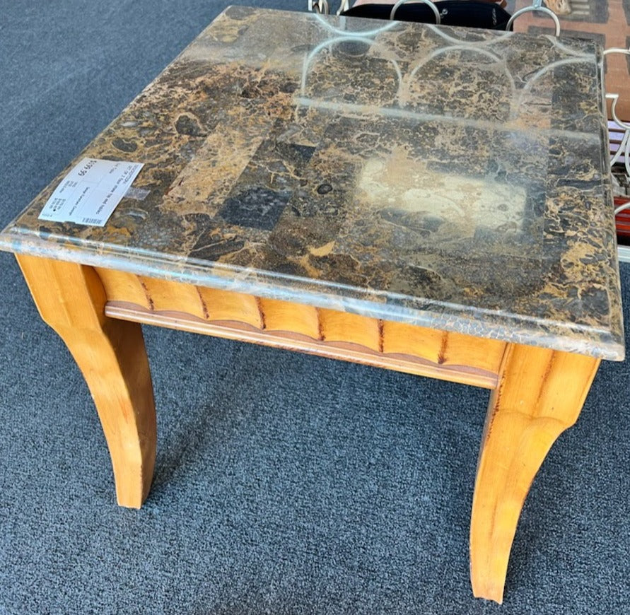 Set of 2 Stone End Table
