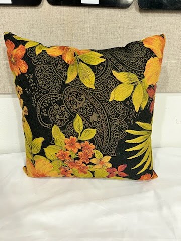 Multi Color Floral Pillow