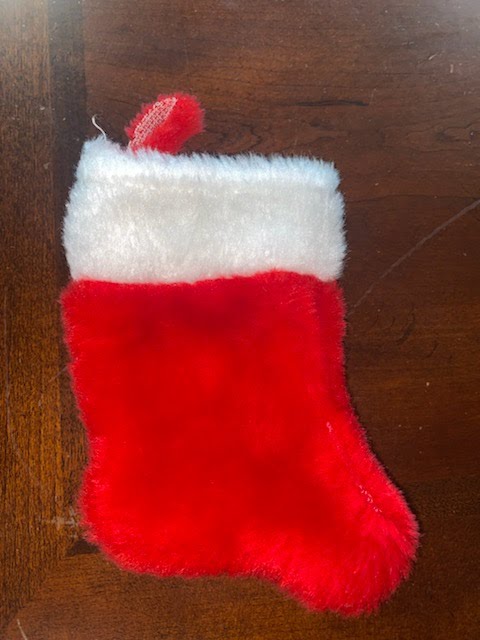 Tiny christmas stocking