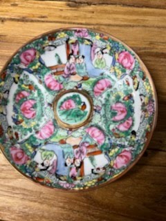 Hand Painted Oriental Plate
