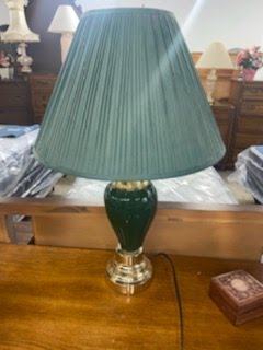 Green Ceramic Table Lamp