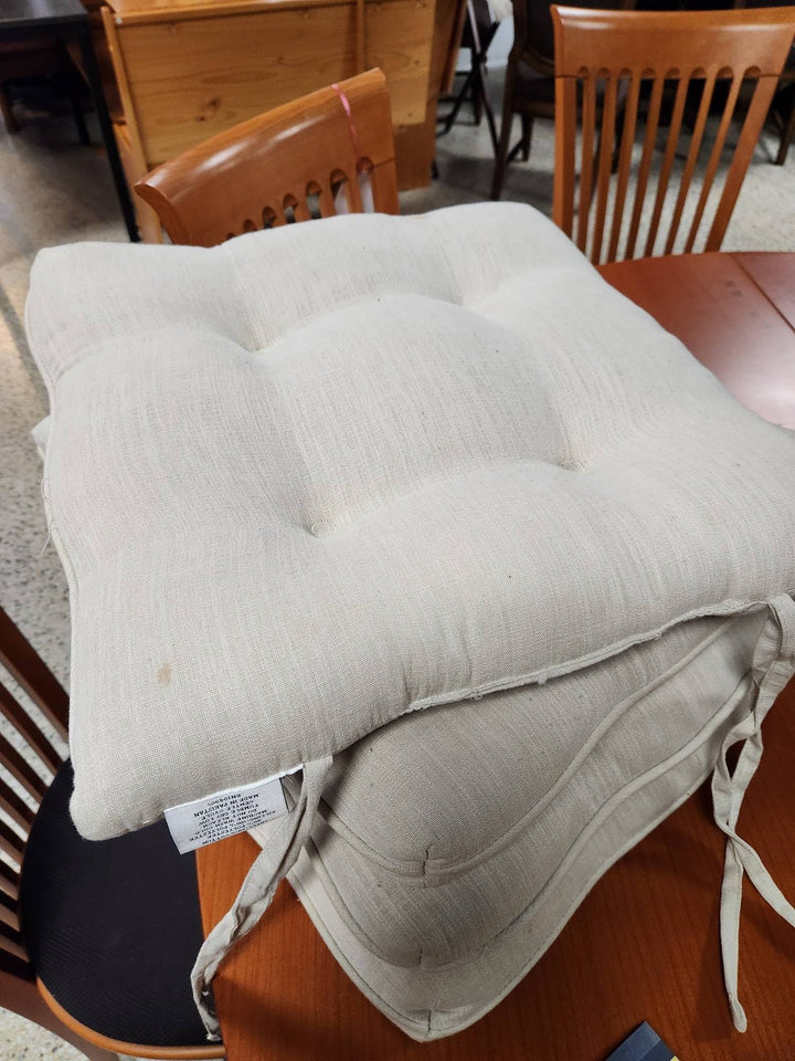 Set of 4 - Seat Cushions Beige