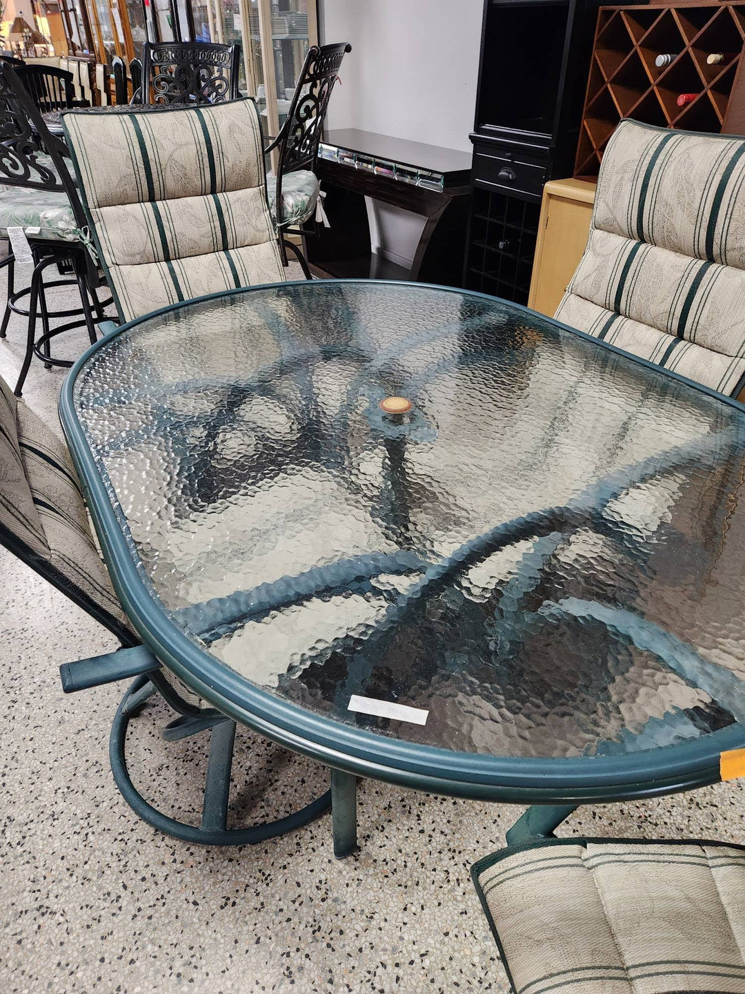Outdoor Table with Four Chairs