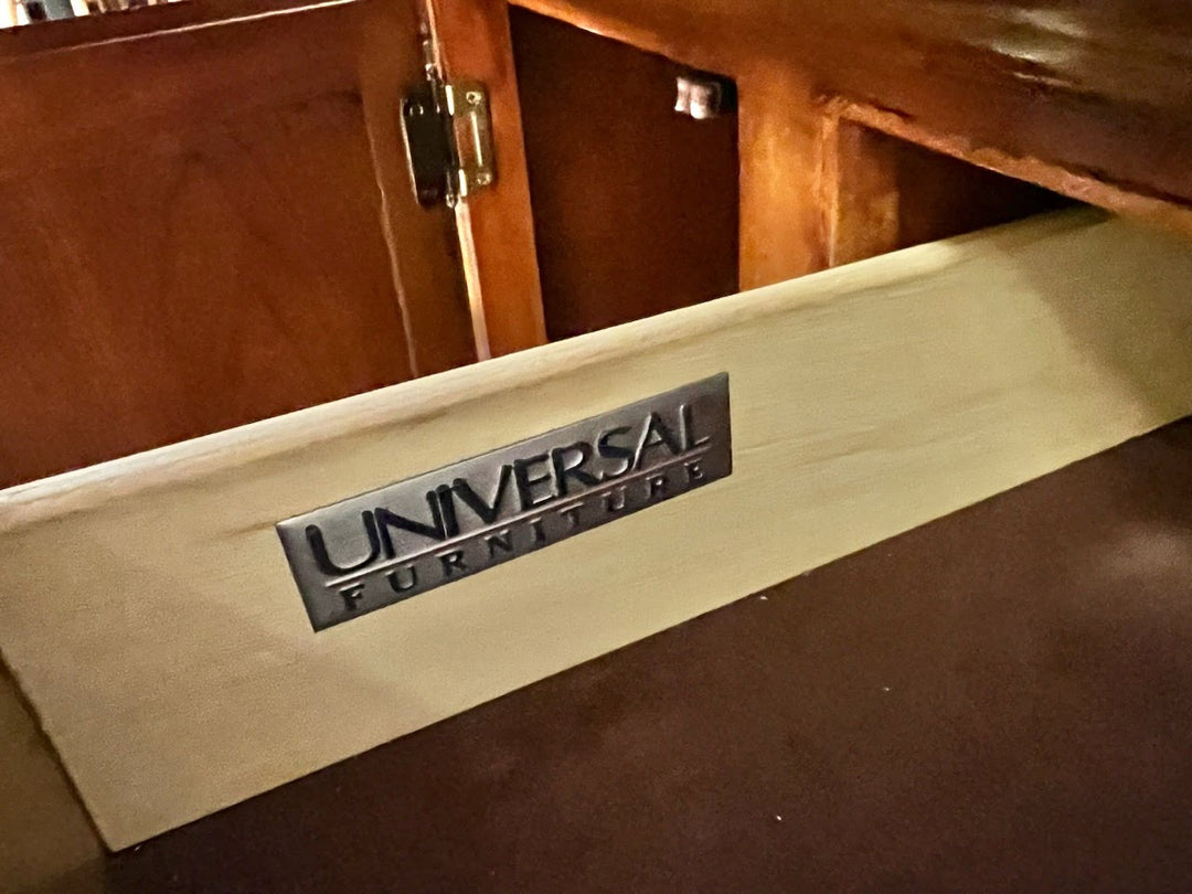 Universal Furniture Inlay Brass Bar Buffet