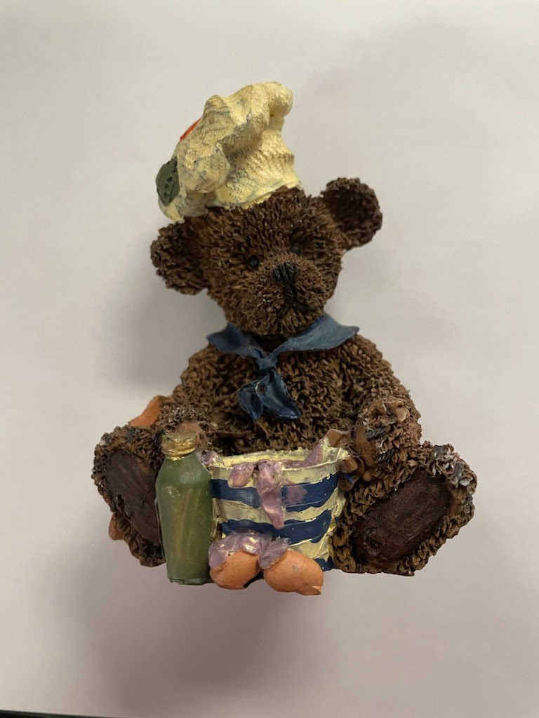 4" Teddy Bear with Chef Hat