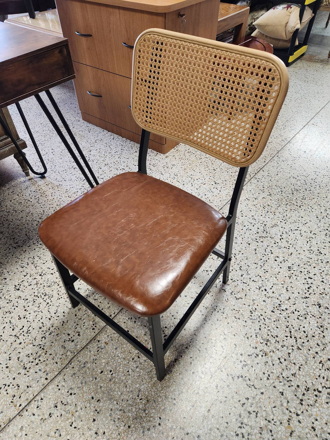Cane Desk Chair