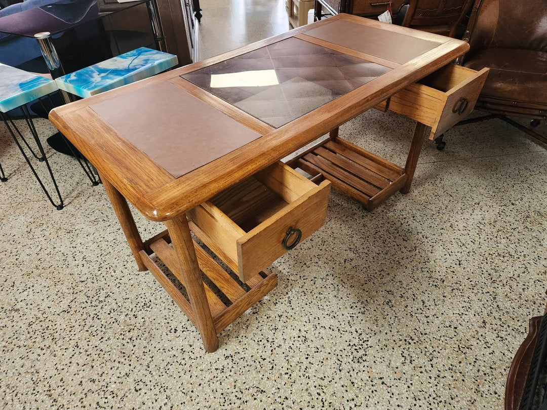 55" W Wood Desk
