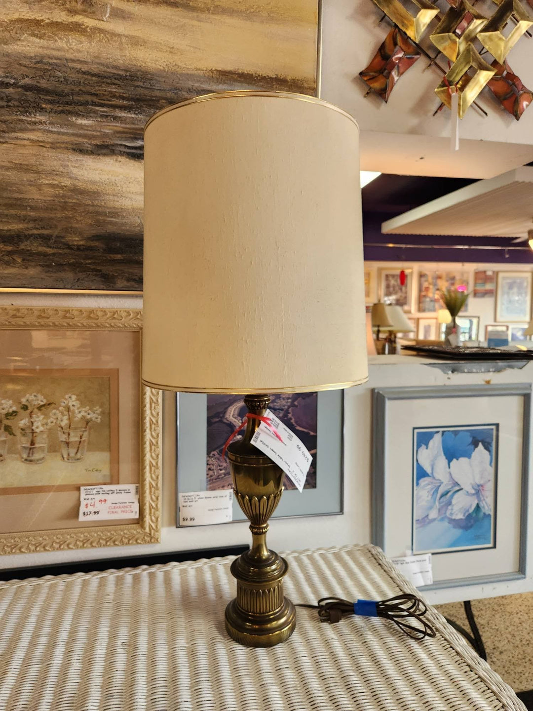 SET OF 2 - Brass Table Lamp