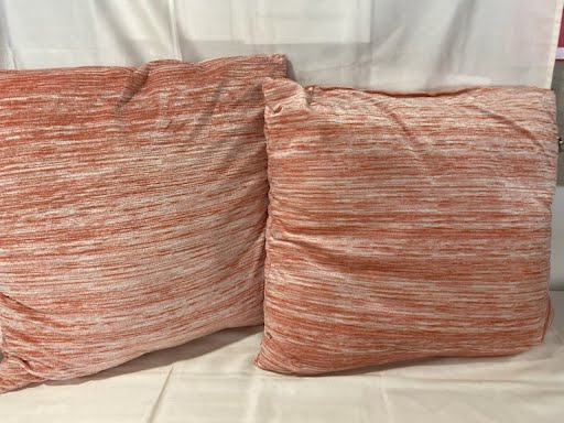 Set of 2 Orange pillows