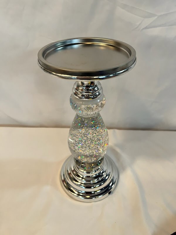 Light-up Candle Holder with Sparkles