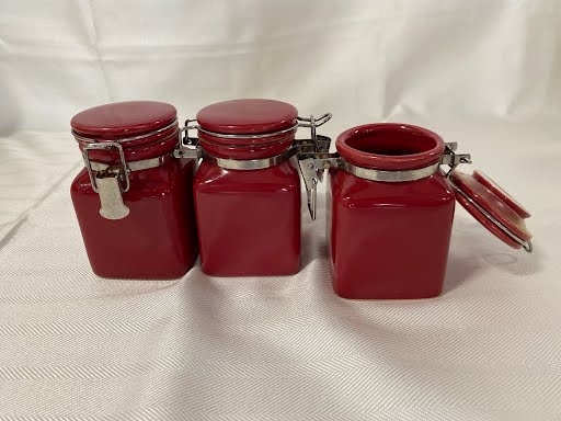 Set of 3 sugar cannisters