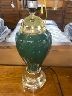 Green Ceramic Table Lamp