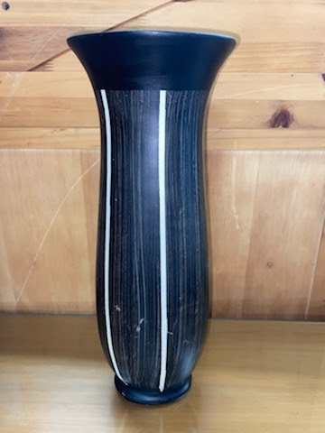 Black and White Slim Vase