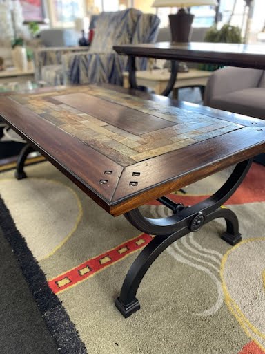 Wood/Stone coffee table
