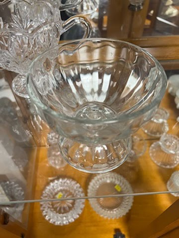 Footed Glass Bowl