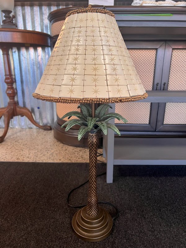 29" Tall Palm Tree Table Lamp