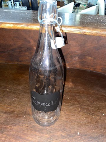 "Limoncello" Glass bottle
