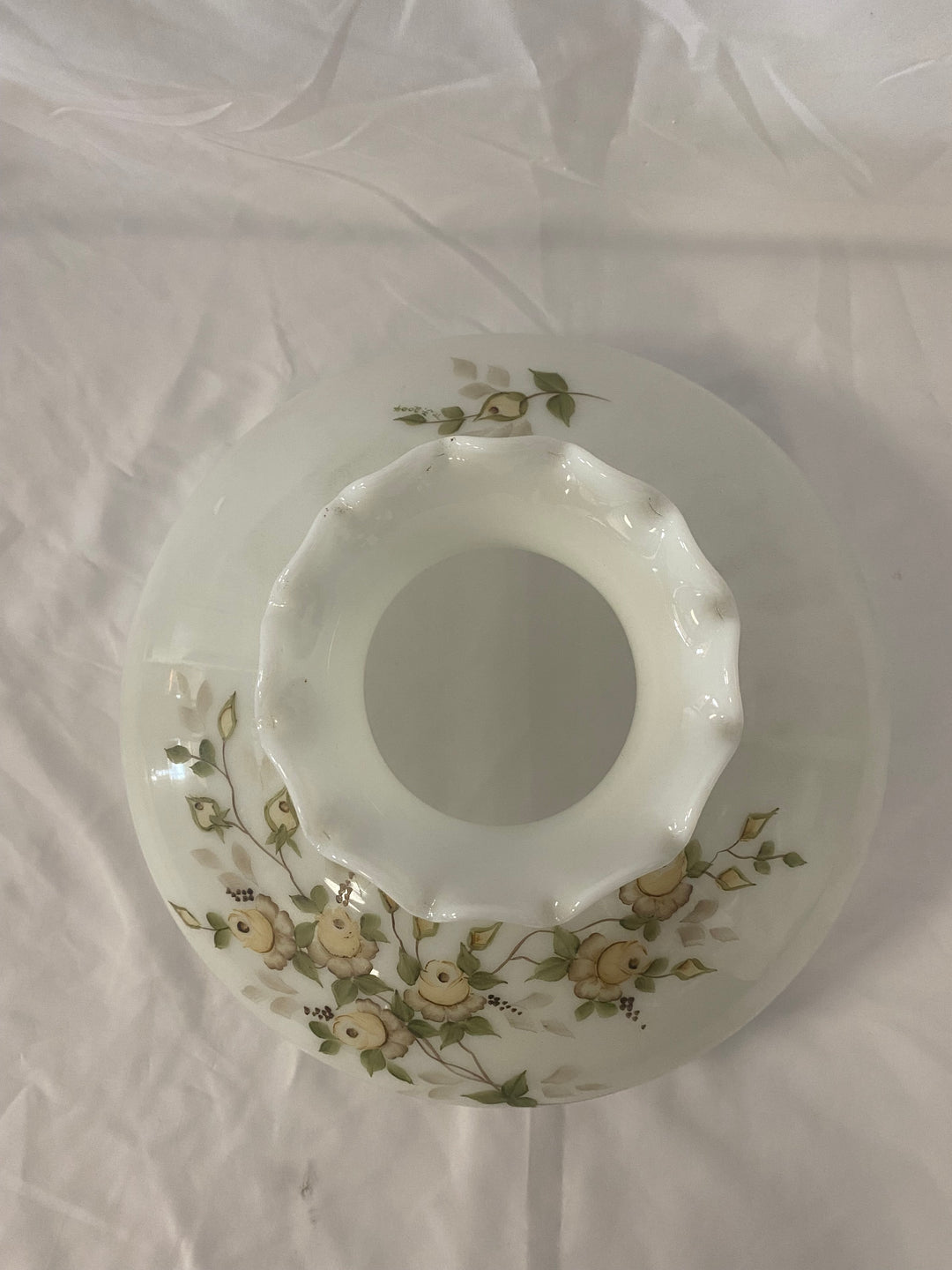 Vintahe Porcelain Floral Lamp Shade