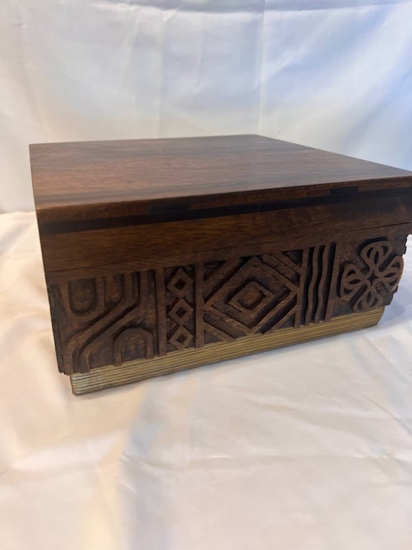 Bloomingdales Global Carved Wood Box