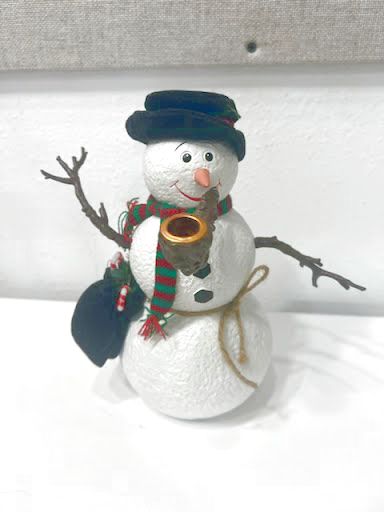 Ceramic Snowman Christmas Decor