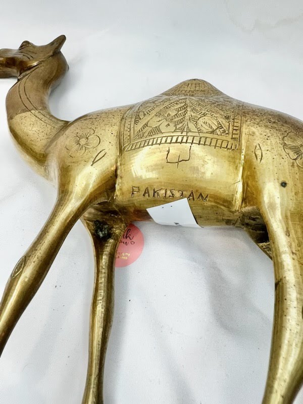 Brass Camel Decor