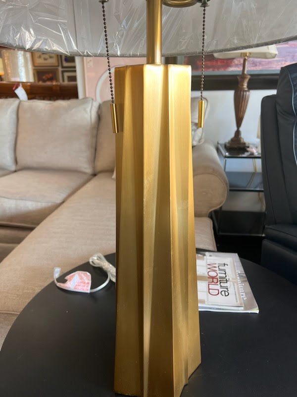 30" H Maris Gold Steel Table Lamp