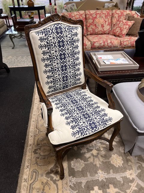 SET OF 2 - Wood Arm Chairs