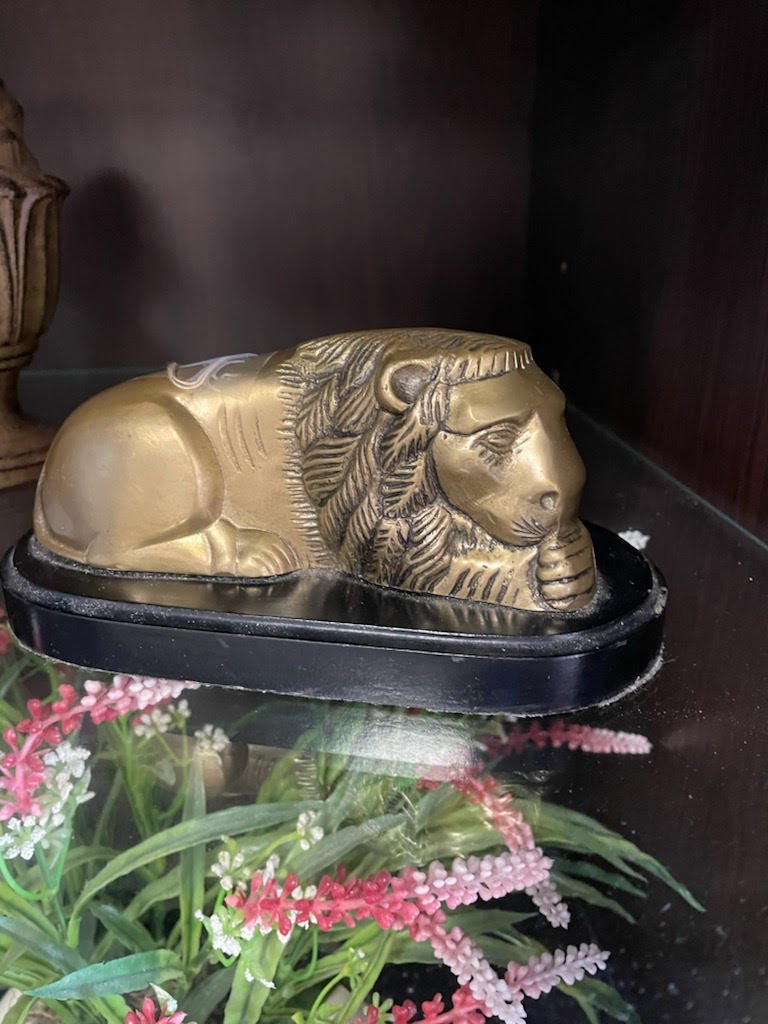 Brass Lion Decor