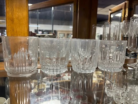 Set/4 Glass Cups