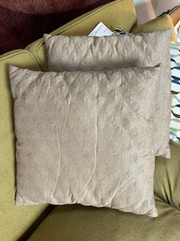 Set/2 Beige Pillows
