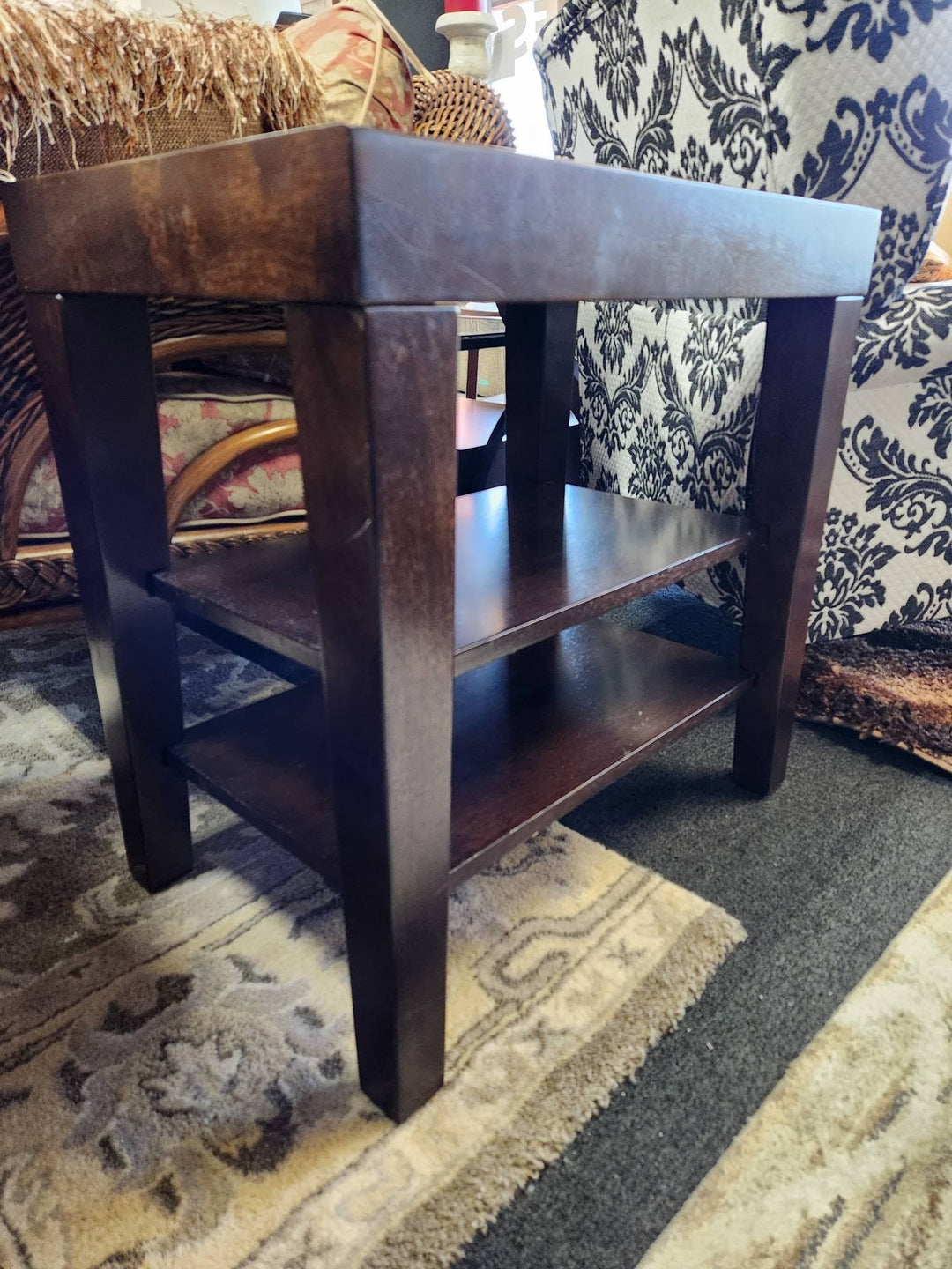 Hudson End Table Two Tone