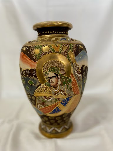 Satsuma Vase, Hand Painted
