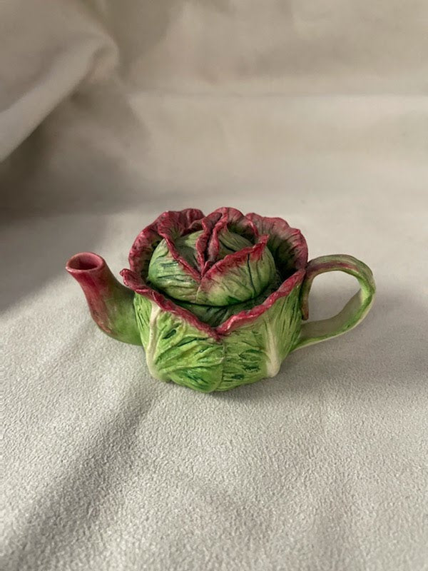 Rare Cabbage Mini Teapot