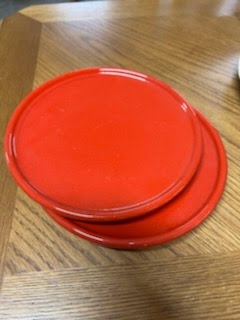 SET OF 2 -  Red Dish