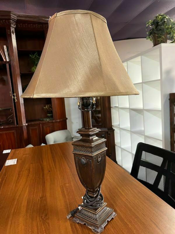 Brown and Gold Table Lamp